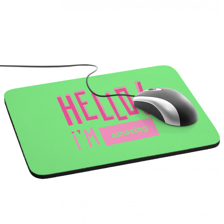 Tapis de souris HELLO personnalisé