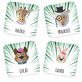 Sous-verre My Family Zoo
