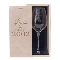 Verre à vin personnalisé age