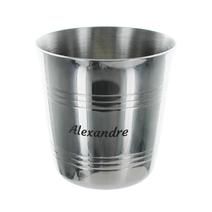 Timbale de baptême en inox personnalisée