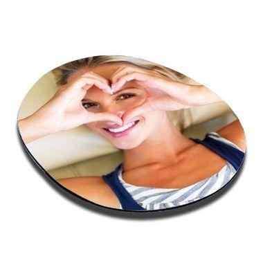 Tapis de souris photo rond