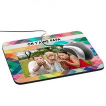 Tapis de souris personnalisé carrés multicolores