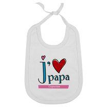 Bavoir bébé J'aime Mes Parents