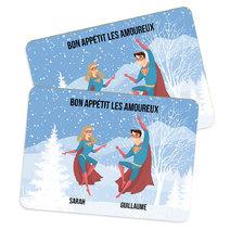 Sets de table personnalisés Super Famille