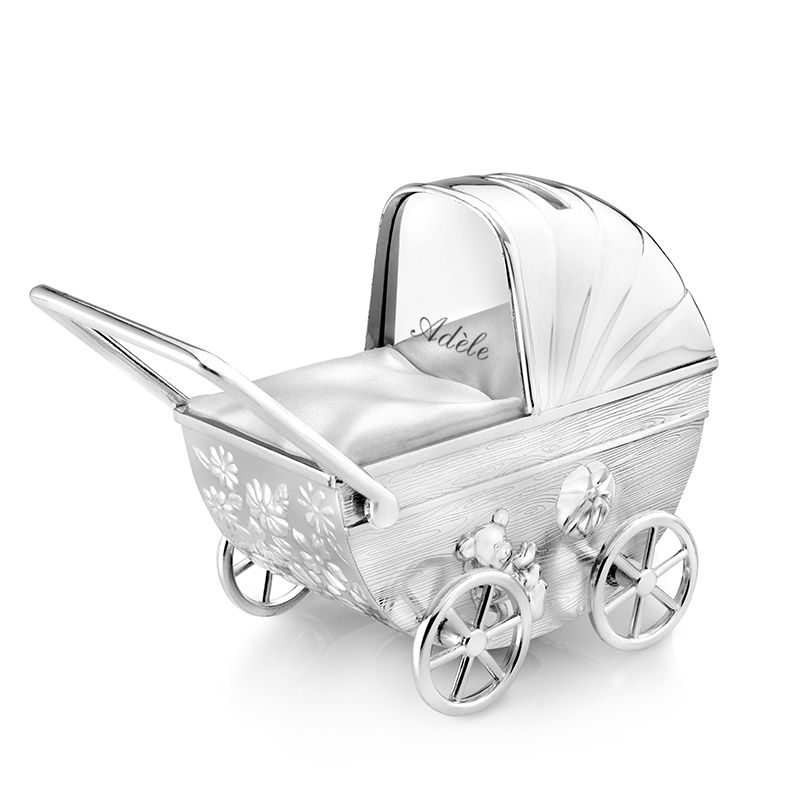 Tirelire Poussette personnalisable