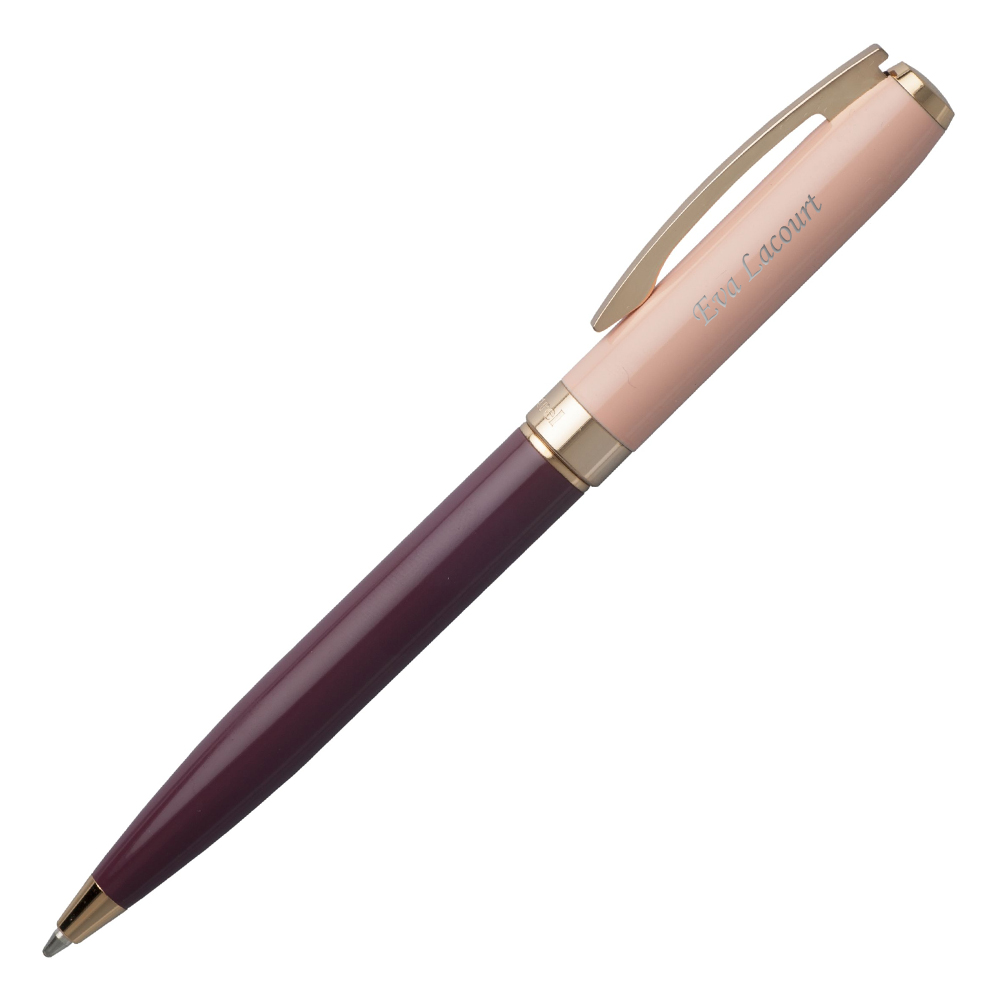 Stylo Cacharel Bird bordeaux personnalisé