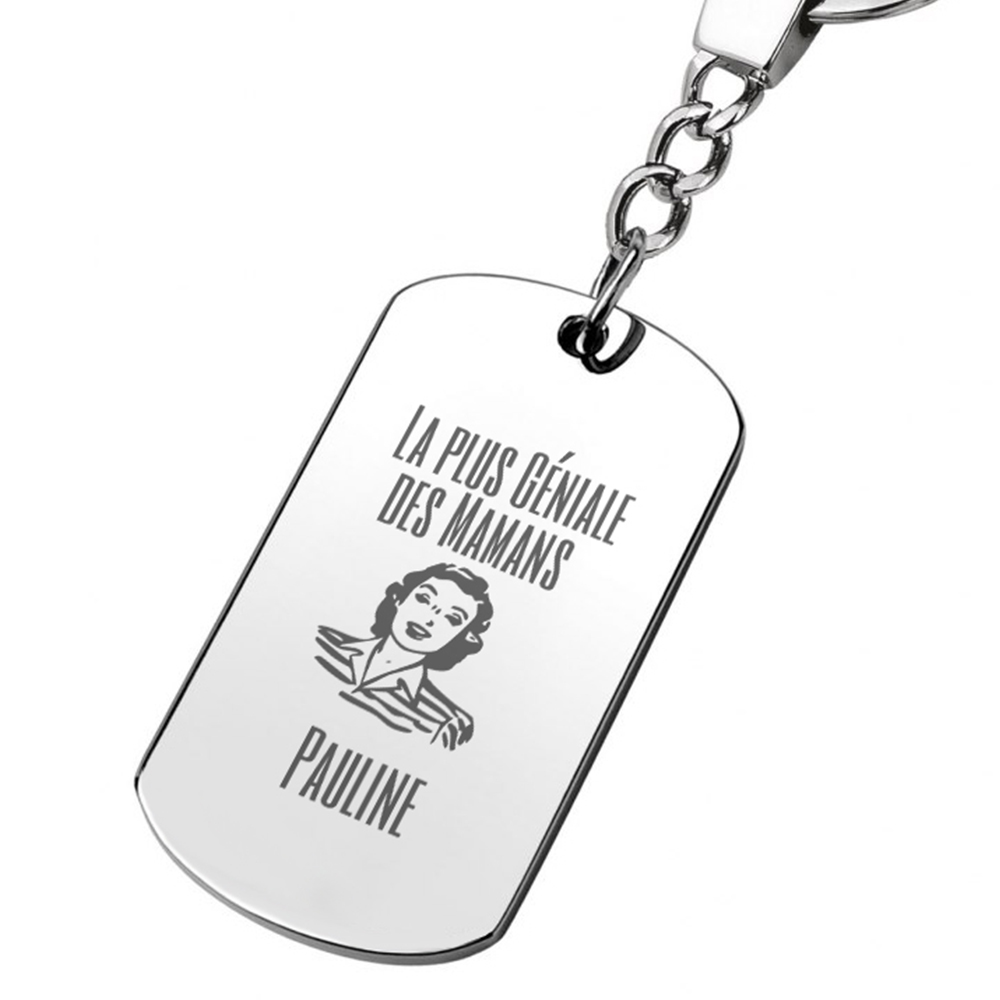 Porte-clés personnalisé fête des mères