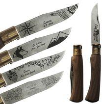 Couteau pliant Old Bear motifs