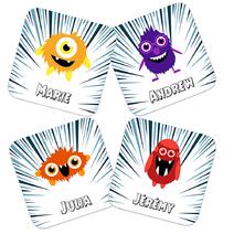 Sous-verre personnalisé My Family Monster 