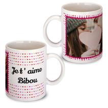 Mug photo personnalisé Amour 