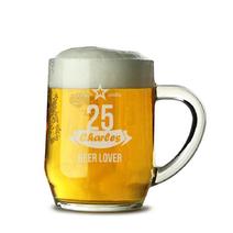 Chope à bière Anniversaire gravée