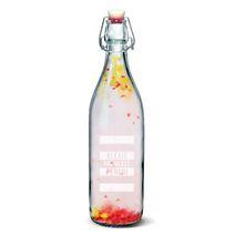 Bouteille en verre 1L gravée 
