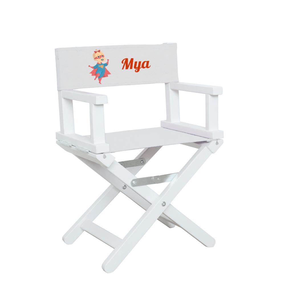 Fauteuil de réalisateur bébé personnalisé super héros