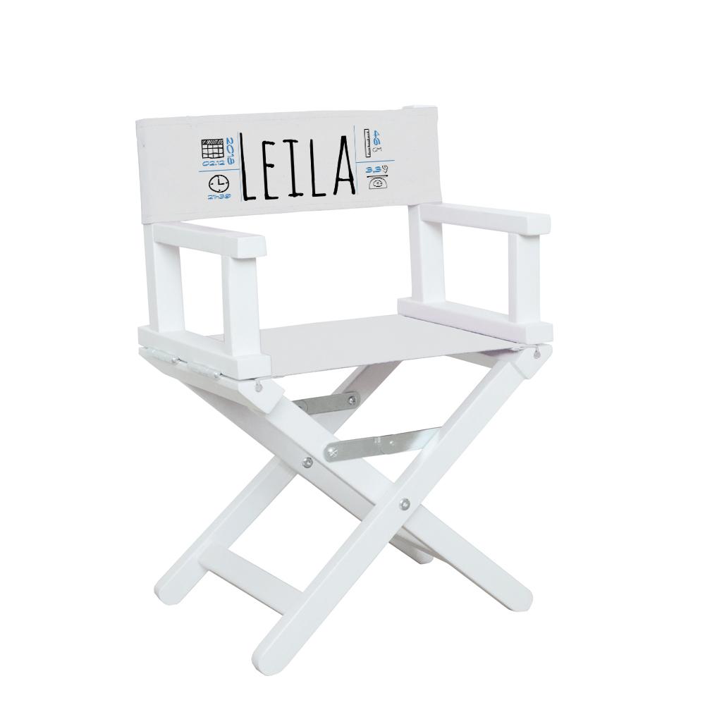 Fauteuil pour bébé imprimé motif naissance