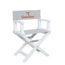 Fauteuil de réalisateur bébé motif et prénom brodé 
