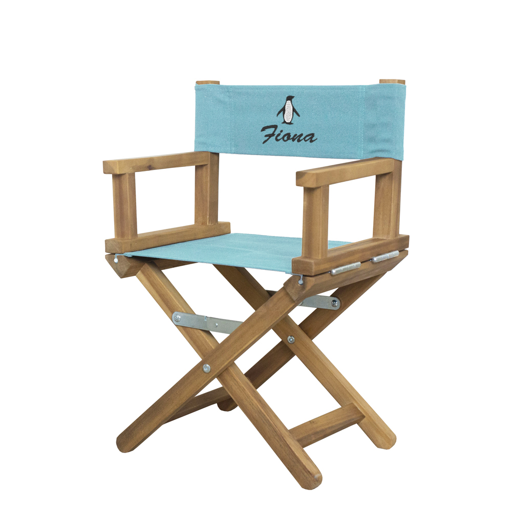 Fauteuil de réalisateur bébé motif et prénom brodé 