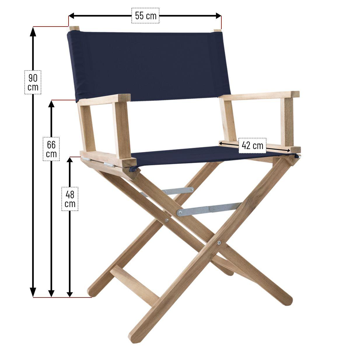 Fauteuil de metteur en scène personnalisé Bora Bora
