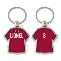Porte-clés Maillot de foot prénom