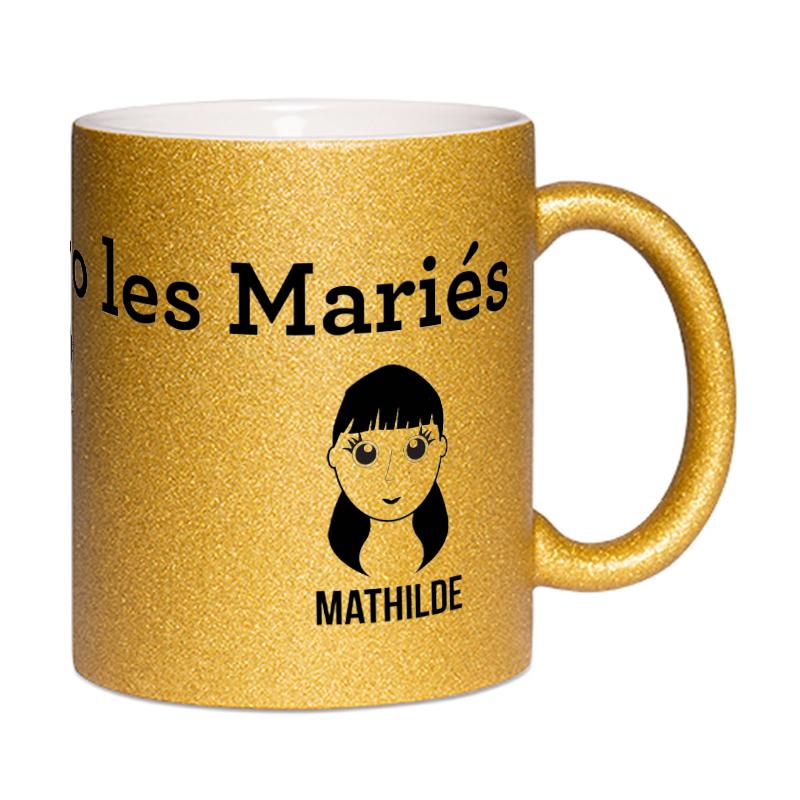 Mug à paillettes My Family