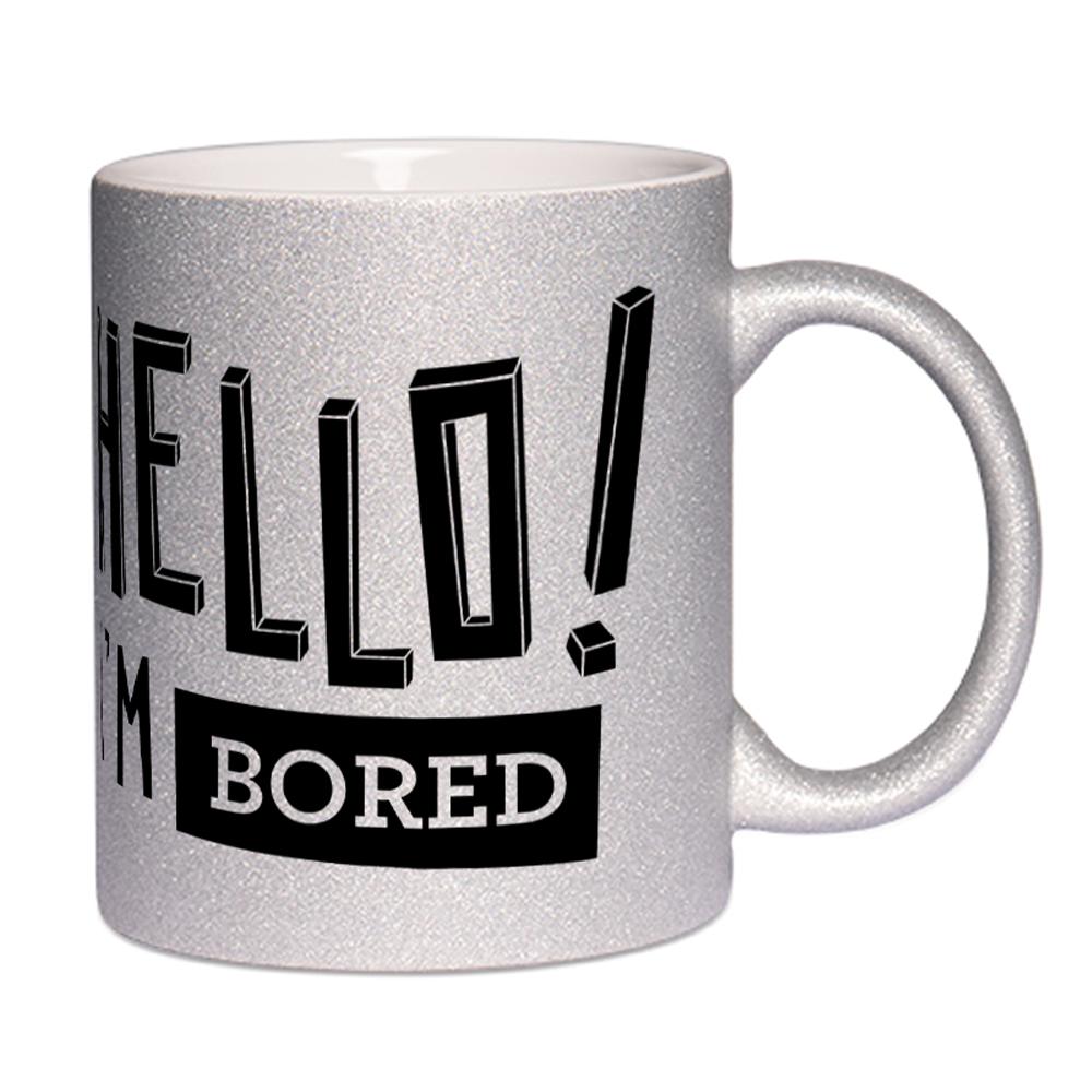 Mug à paillettes HELLO