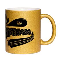 Mug à paillettes Super Papa