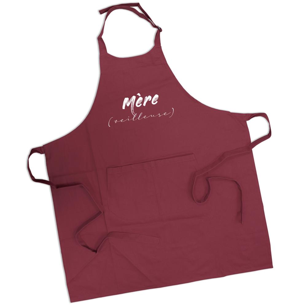 Tablier Mère veilleuse bordeaux