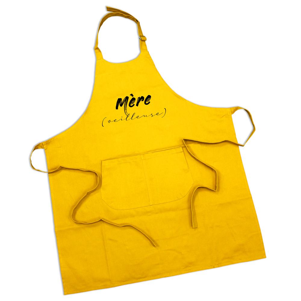 Tablier Mère veilleuse jaune