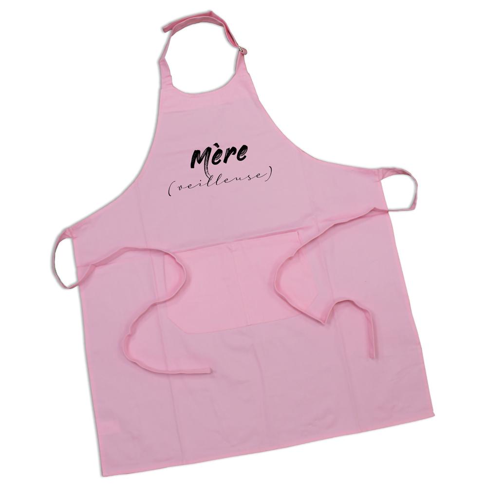 Tablier Mère veilleuse rose