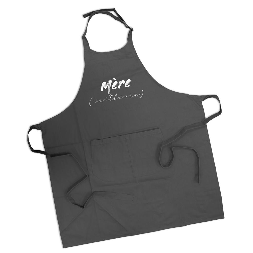 Tablier Mère veilleuse anthracite