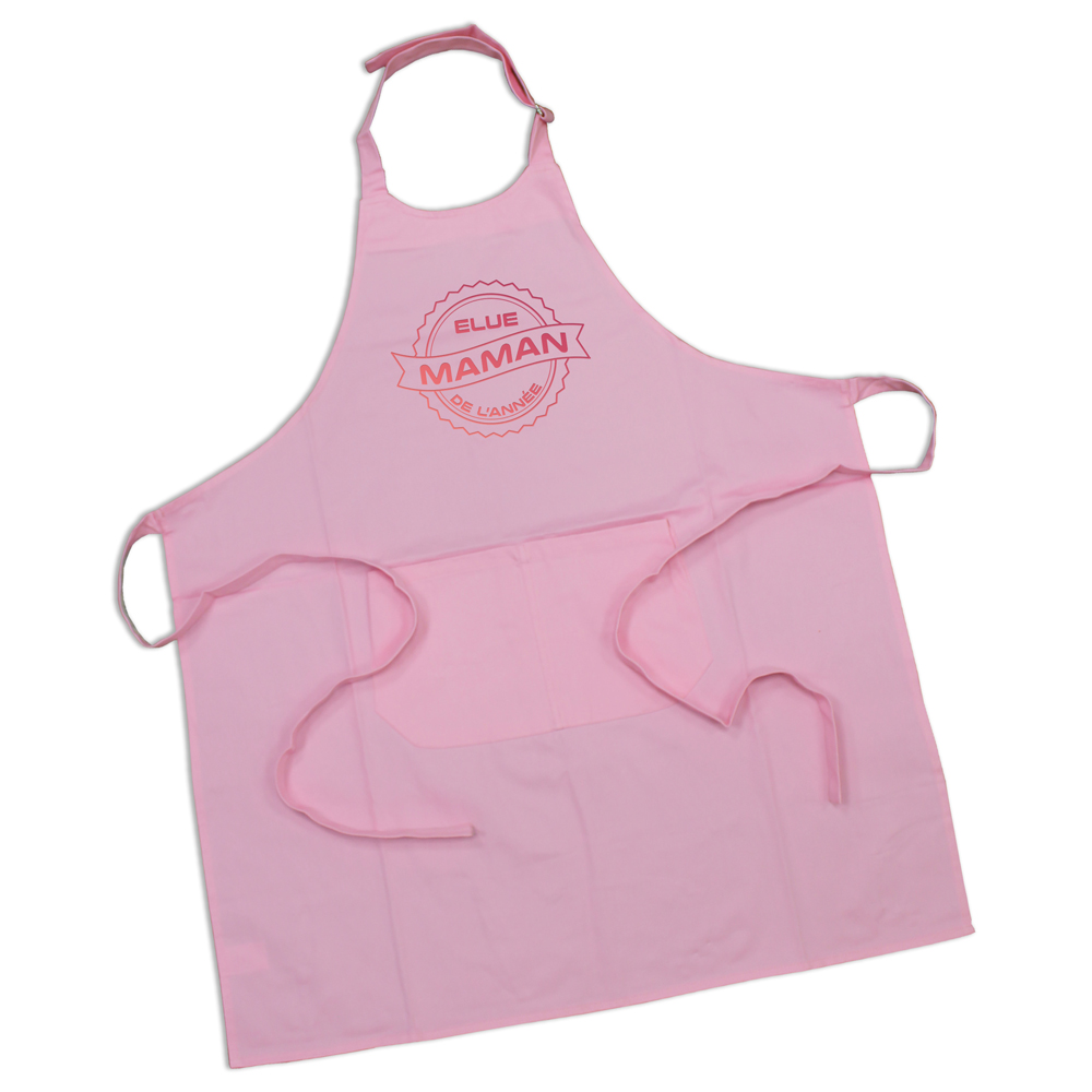 Tablier Maman de l'année rose
