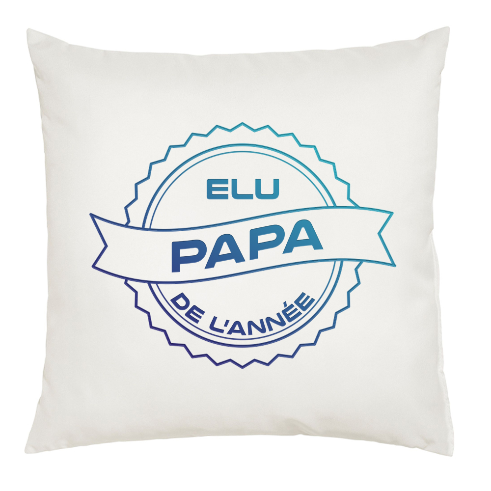 Coussin Elu Papa de l'année