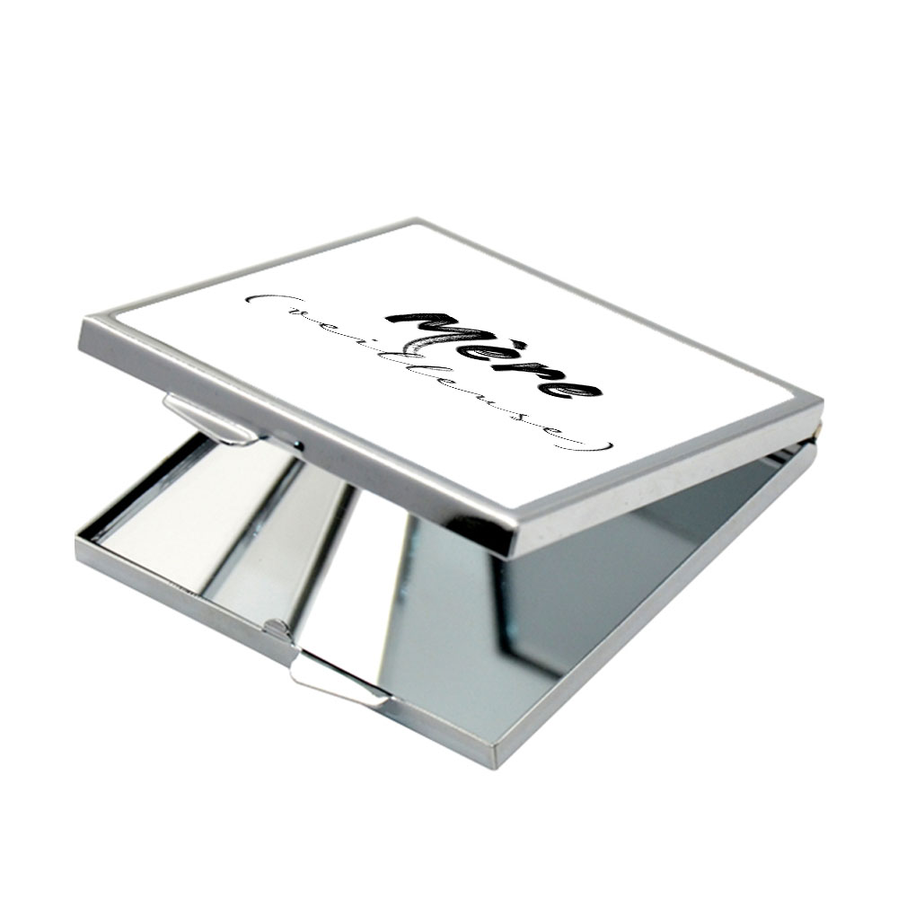 Miroir de poche Mère (veilleuse) ouvert