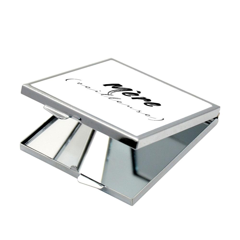 Miroir de poche Mère (veilleuse) ouvert