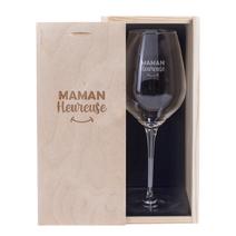 Verre à vin Maman heureuse