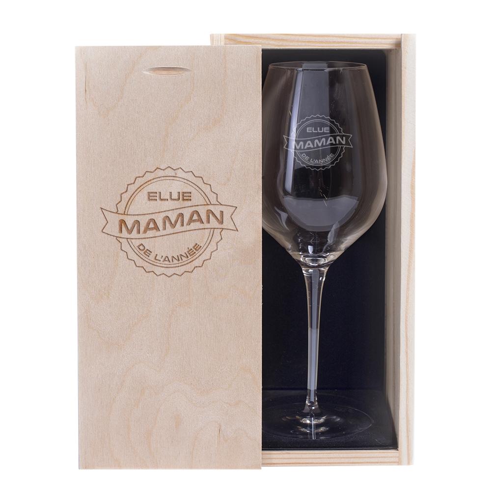 Verre à vin Maman de l'année
