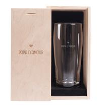 Verre à bière Papa d'Amour