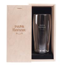 Verre à bière Papa Heureux