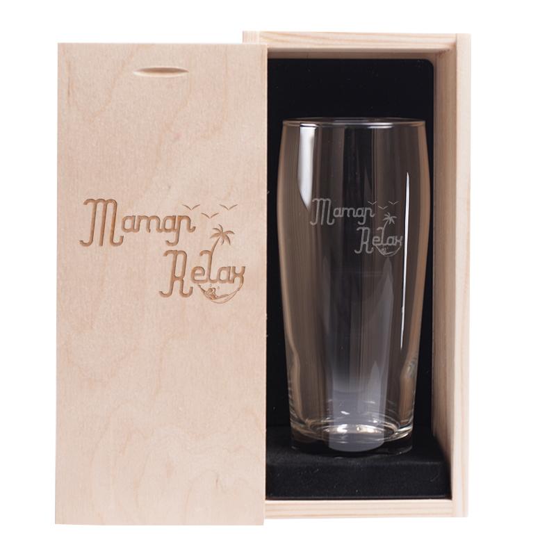 Verre à bière Maman Relax