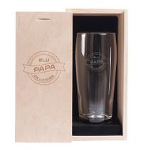 Verre à bière Elu Papa de l'Année