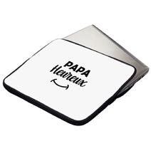 Housse ordinateur ou tablette Papa heureux