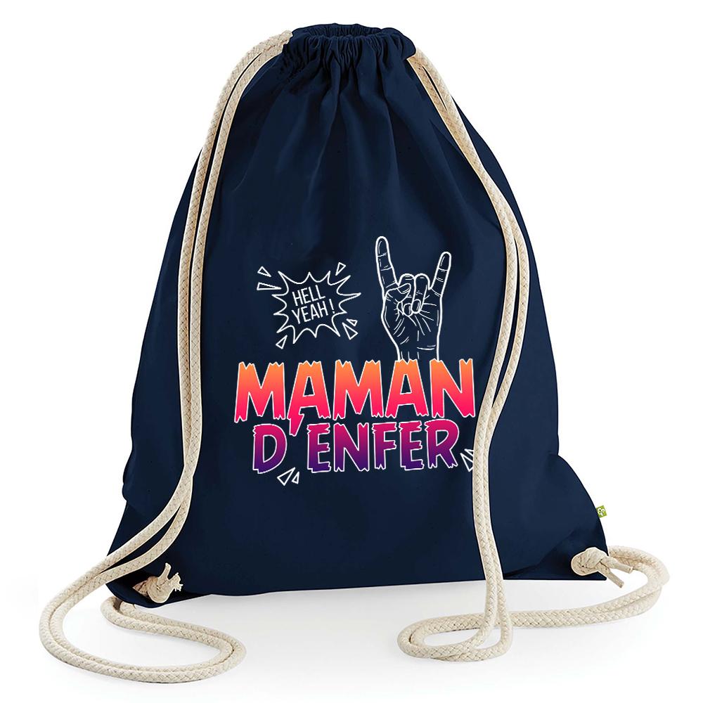 Sac de loisir bleu marine Maman d'Enfer