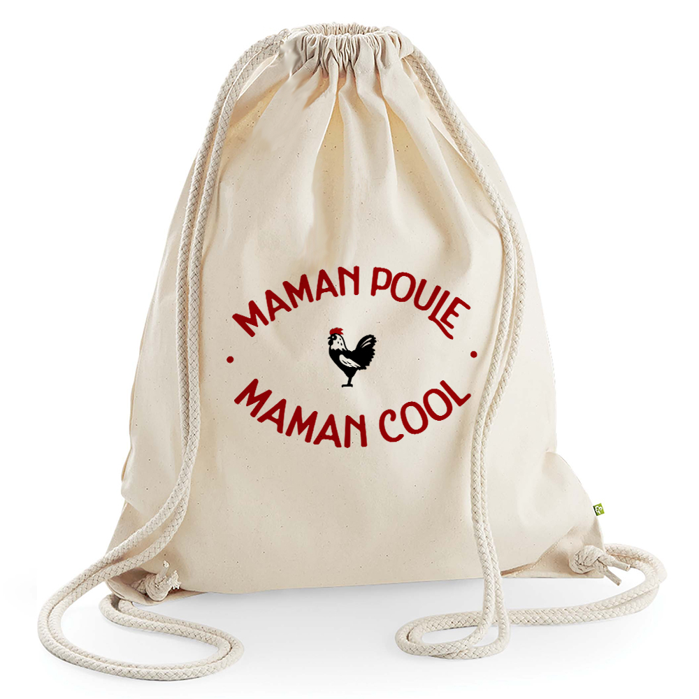 Sac de loisir beige Maman Poule Maman Cool