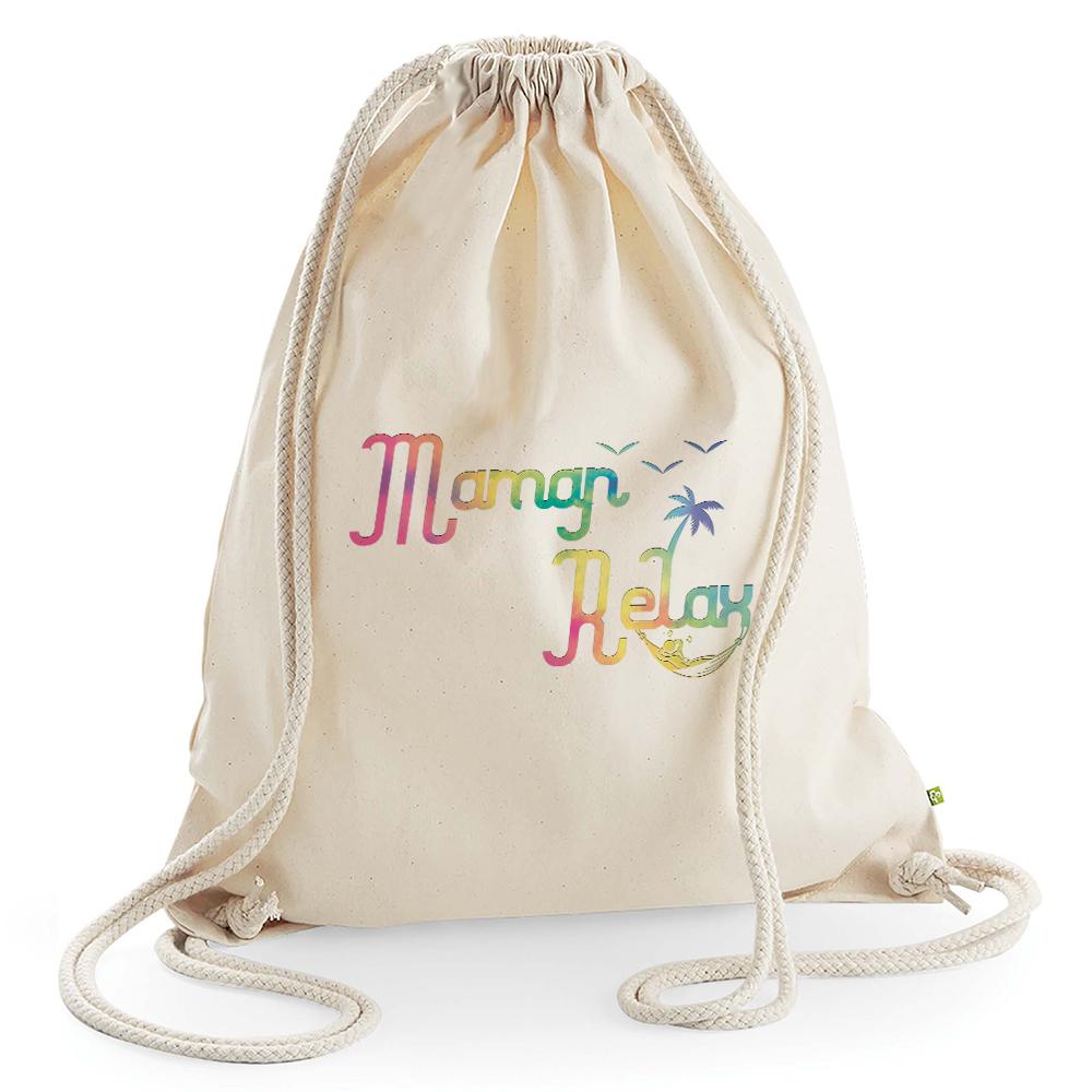 Sac de loisir beige Maman Relax