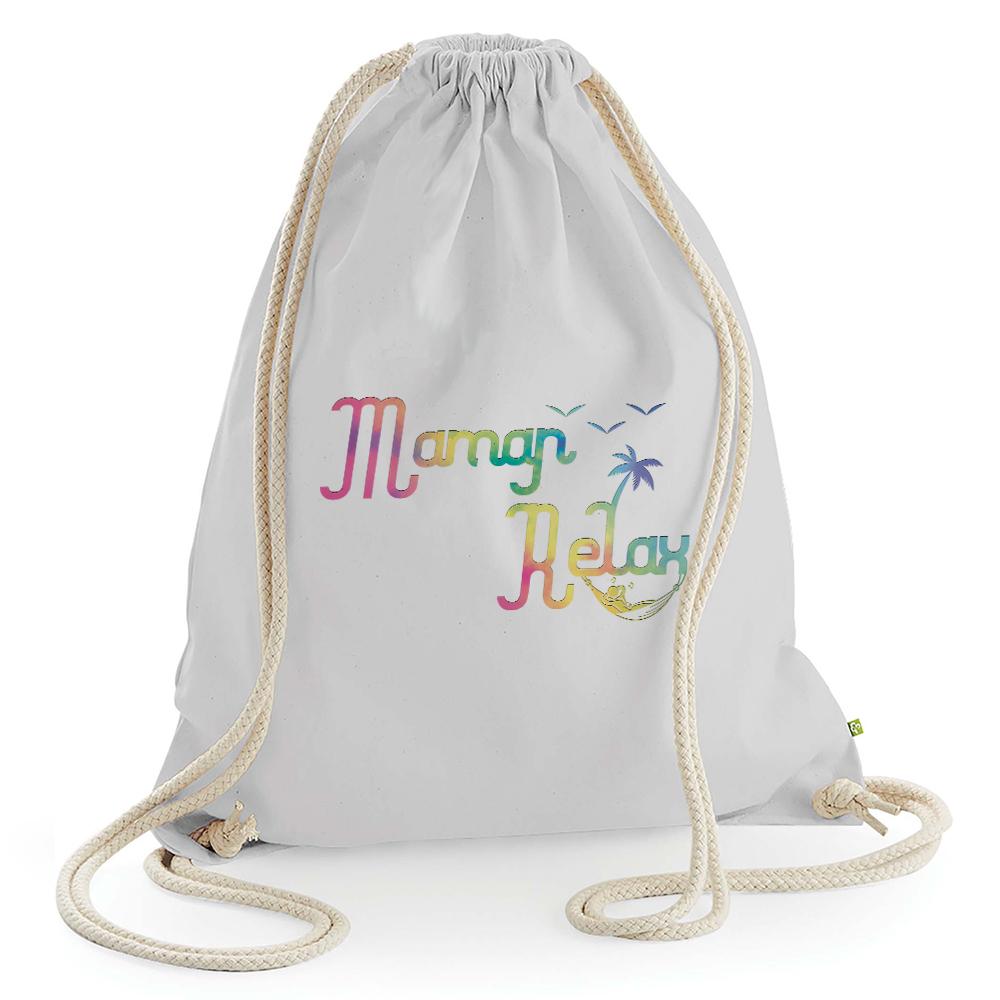 Sac de loisir gris clair Maman Relax