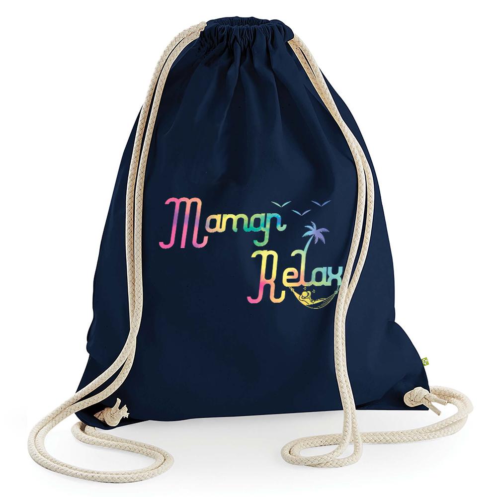 Sac de loisir bleu marine Maman Relax