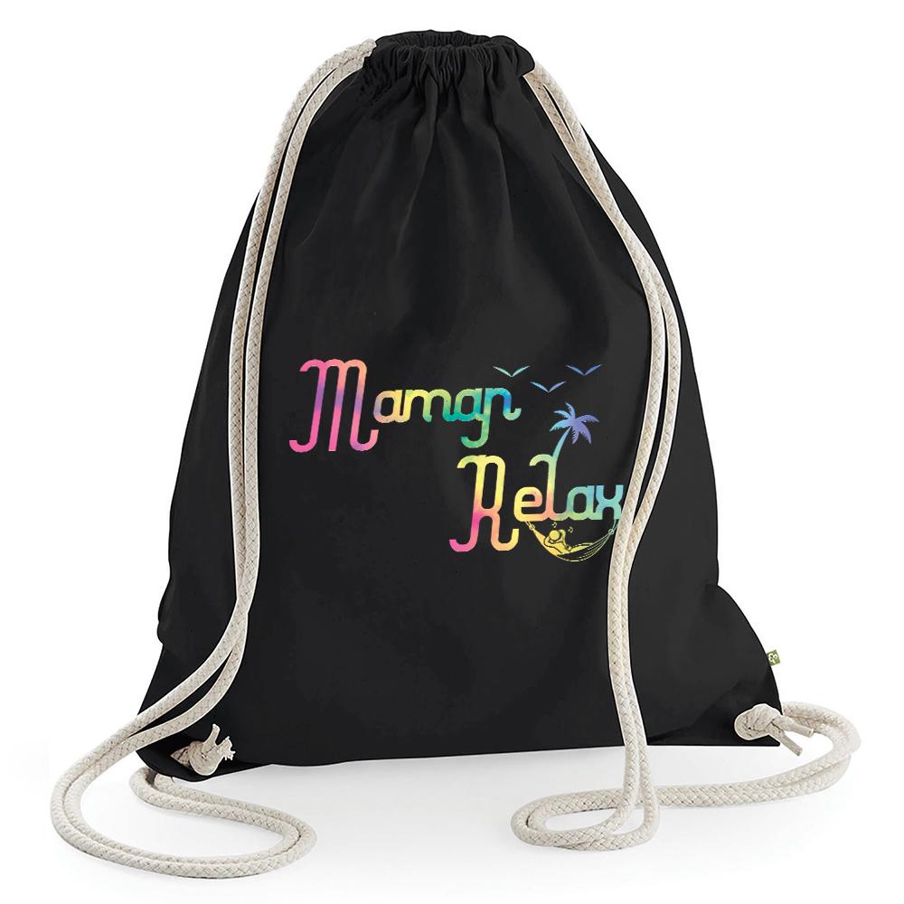 Sac de loisir noir Maman Relax