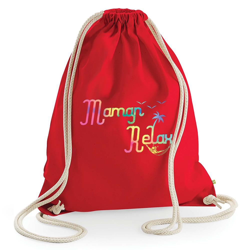 Sac de loisir rouge Maman Relax