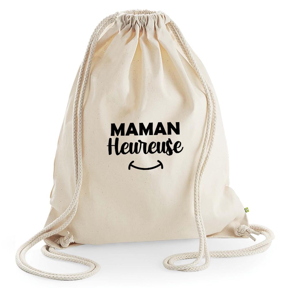 Sac de loisir beige Maman heureuse