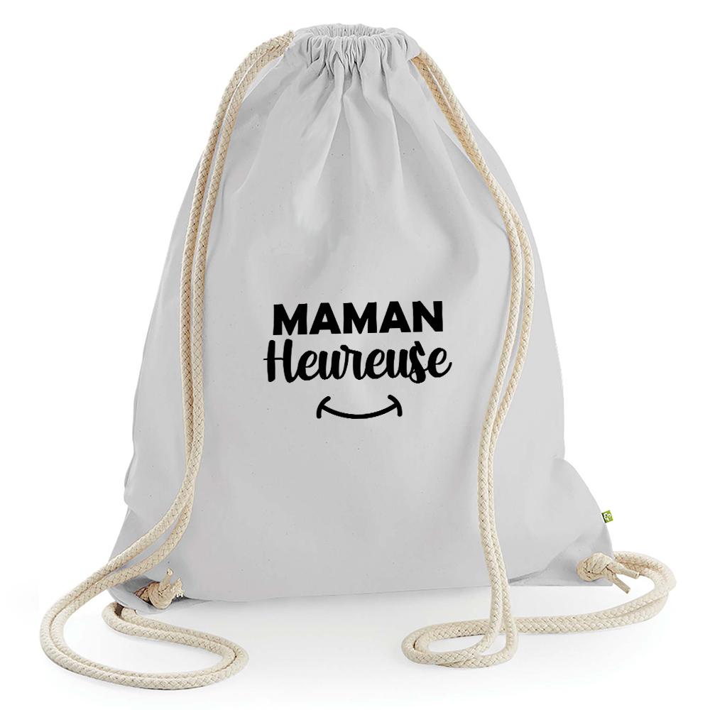Sac de loisir gris clair Maman heureuse
