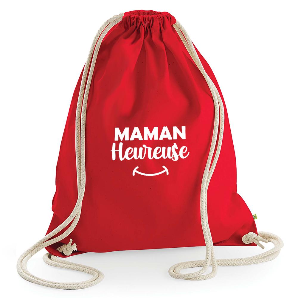 Sac de loisir rouge Maman heureuse